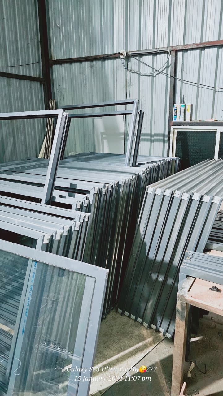 Glass and aluminium fabrication project by Balaji Glass And Aluminium Works, Baramati
